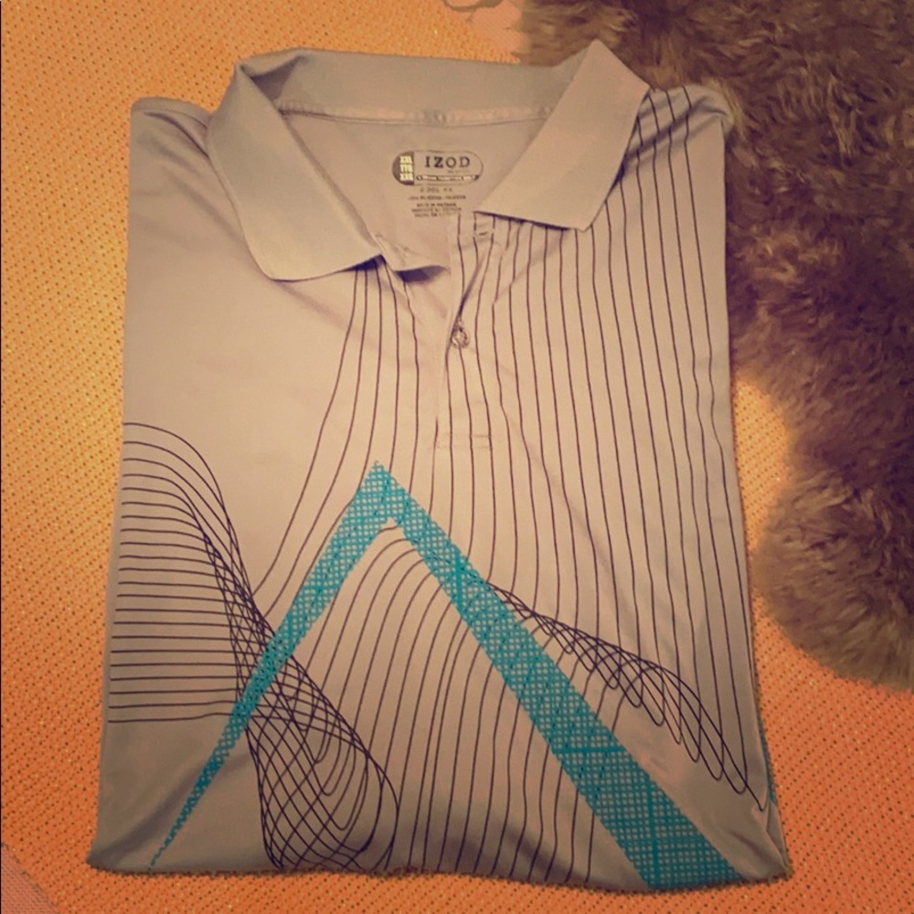 Izod long sleeve golf shirt